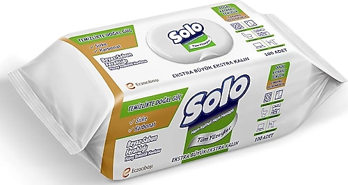 Solo Beyaz Sabun Ferahlığı Yüzey Temizlik Havlusu 100 Yaprak