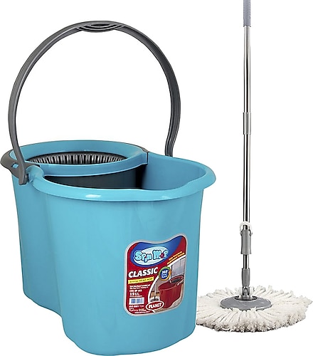 Spin Mop Klasik 19 lt Döner Başlıklı Temizlik Seti