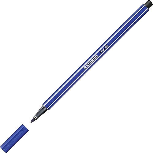 Stabilo Pen 68 Koyu Mavi Keçeli Kalem