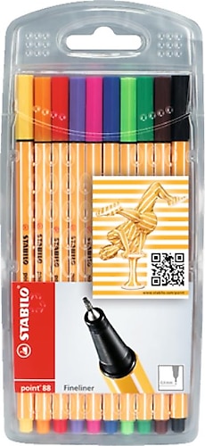 Stabilo Point 88 0.4 mm 10'lu Keçeli Kalem Seti