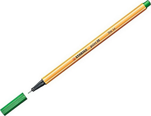 Stabilo Point 88 0.4 mm 88/36 Yeşil Keçeli Kalem