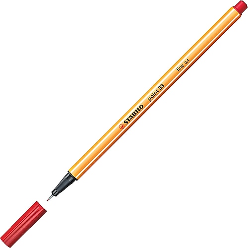 Stabilo Point 88 0.4 mm 88/40 Kırmızı Keçeli Kalem