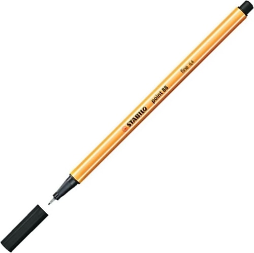 Stabilo Point 88 0.4 mm 88/46 Siyah Keçeli Kalem
