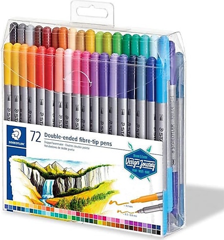 Staedtler 72 Renk Çift Uçlu Keçeli Kalem