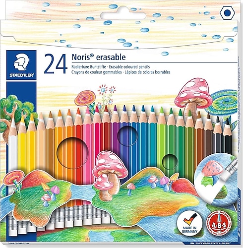 Staedtler Noris Clup 24 Renk Silinebilir Kuru Boya