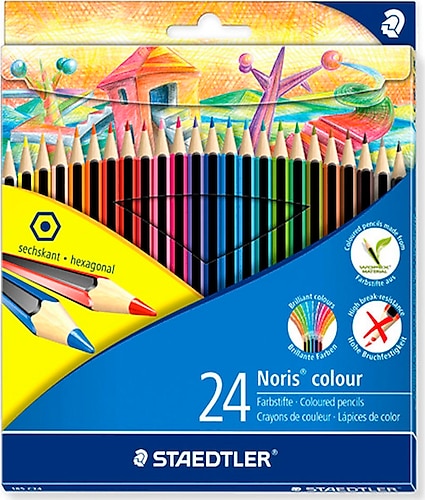 Staedtler Noris Color 185 C24 24'lü Kuru Boya Seti