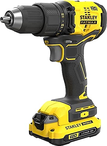 STANLEY 18V 1.5Ah V20 Çift Akülü Kömürsüz Darbesiz Matkap