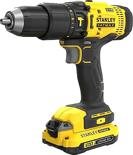 Stanley Fatmax Scd718D2Ka 18V 2Ah V20 Çift Akü Darbeli Matkap+100 Akses.