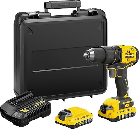 Stanley SBD710C2K 18 V 1.5 Ah Çift Akülü Darbesiz Matkap