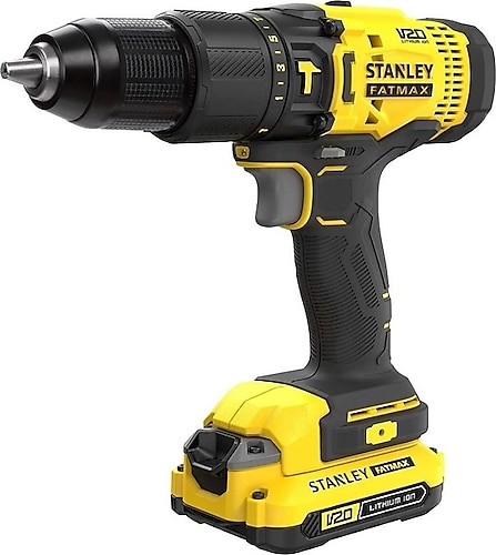 Stanley SCD718 18V 2.0AH V20 Çift Akülü Darbeli Matkap