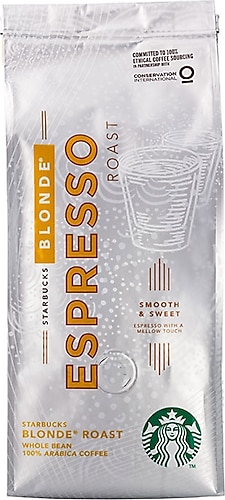 Starbucks Blonde Espresso Roast Çekirdek Kahve 250 gr