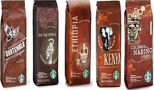Starbucks Deneme Paketi Çekirdek Kahve 5 x 250 G