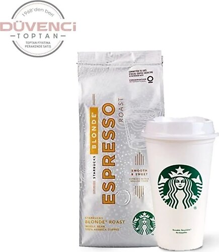 Starbucks Düvenci Toptan Starbuck Paketi - Çekirdek Kahve Blonde + Mug