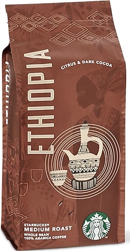 Starbucks Ethiopia 250 gr Öğütülmüş Filtre Kahve ve Trescol Kahve Filtresi 4 Numara 40'lı Paket - Kağıt Filtre