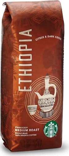 Starbucks Ethiopia Filtre Kahve 250 gr Çekirdek.