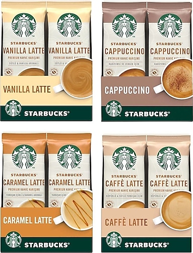 Starbucks Granül Kahve Karma Set / 10 Lu 4 Paket (toplam 40 Adet)
