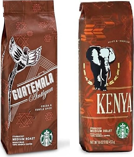 Starbucks Guatemala Ve Kenya Çekirdek Filtre Kahve 2 Paket 2x250 gr