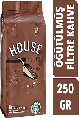 Starbucks House Blend Öğütülmüş Kahve 250 gr