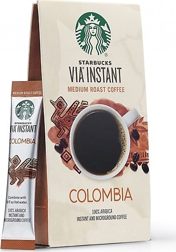 Starbucks Via Colombia Çözünebilir Kahve 12'li