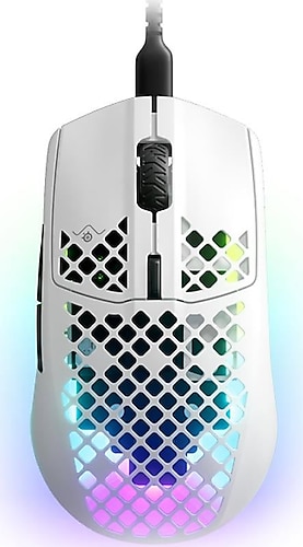 SteelSeries Aerox 3 Snow RGB Optik Kablolu Oyuncu Mouse