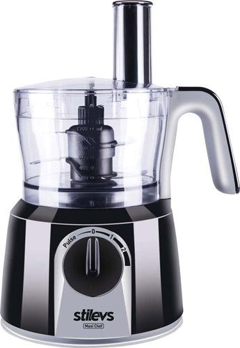 Stilevs Maxi Chef Siyah 1000 W Mutfak Robotu