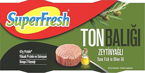 SuperFresh Zeytinyağlı Ton Balığı 2x140 gr
