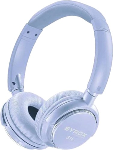 Syrox S16 Kulak Üstü Mavi Bluetooth Kulaklık