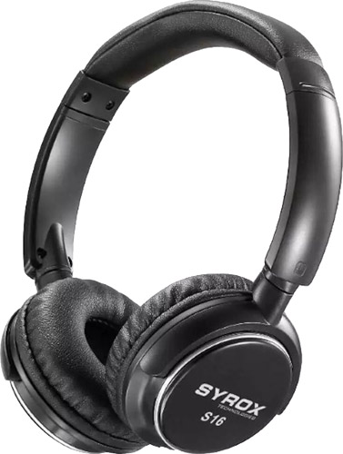 Syrox S16 Kulak Üstü Siyah Bluetooth Kulaklık