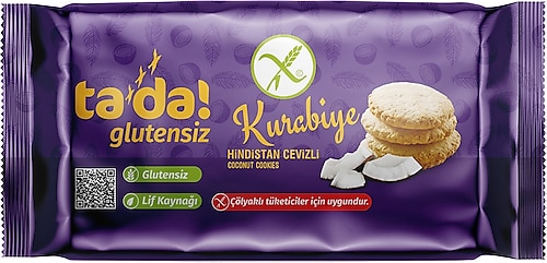 Tada Glutensiz Hindistan Cevizli 100 gr Kurabiye