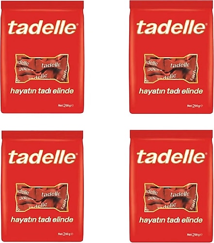Tadelle Mini Fındık Dolgulu Sütlü Çikolata 200 gr 4'lü