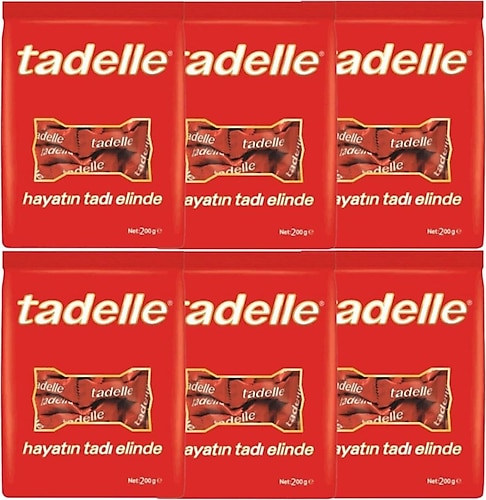 Tadelle Mini Fındık Dolgulu Sütlü Çikolata 200 gr 6'lı