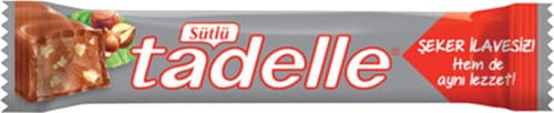 Tadelle Şekersiz Sütlü 20 gr Çikolata