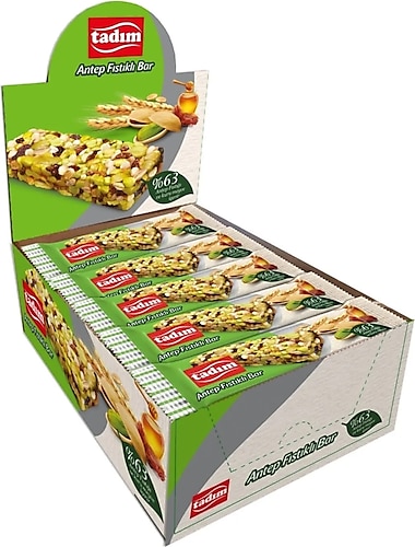 Tadım 27 gr 20'li Paket Antep Fıstıklı Bar