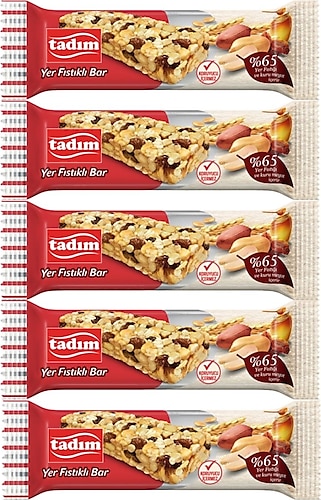 Tadım Yer Fıstıklı Bar 30gr 5'li