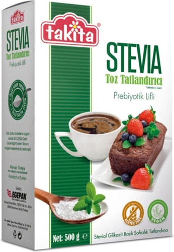 Takita Stevia 500 gr Prebiyotik Lifli Tatlandırıcı