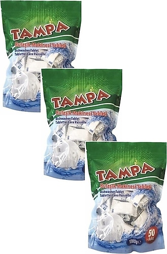 Tampa Bulaşık Makinesi Tableti 50'li 3 Adet