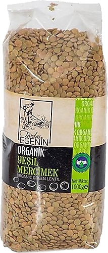 Tardaş Egenin Organik 1 kg Yeşil Mercimek