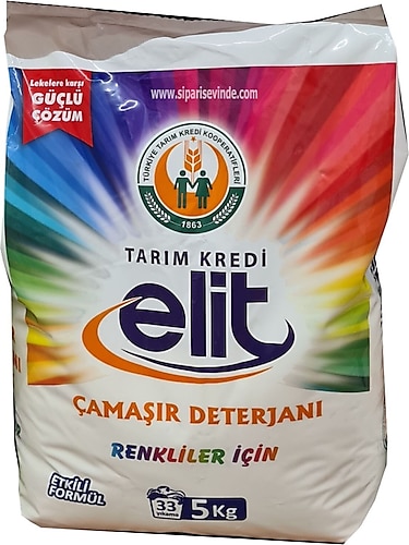 Tarım Kredi Birlik Tarım Kredi Elit Çamaşır Deterjanı Renkliler Için 5 Kg