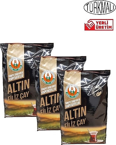 Tarım Kredi ÇAY ALTIN FİLİZ TARIM KREDİ 3KG X3 ADET (9 KG )
