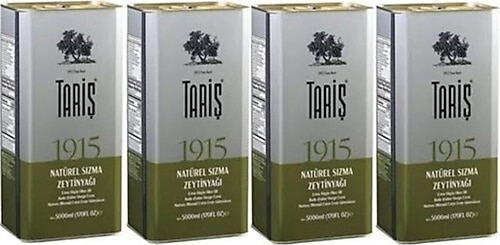 Tariş 1915 Natürel Sızma Zeytinyağı 5 lt 4'lü