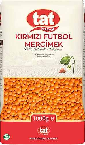 Tat Kırmızı Futbol Mercimek 1 kg