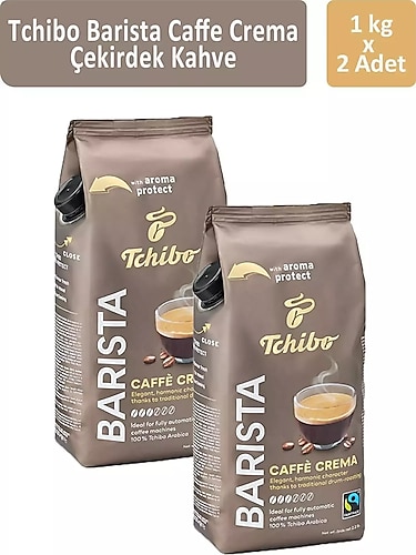 Tchibo Barista Caffe Crema Cekirdek Kahve 1000 Gr X 2 Adet