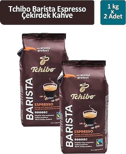 Tchibo Barista Espresso Çekirdek Kahve 1000 Gr X 2 Adet