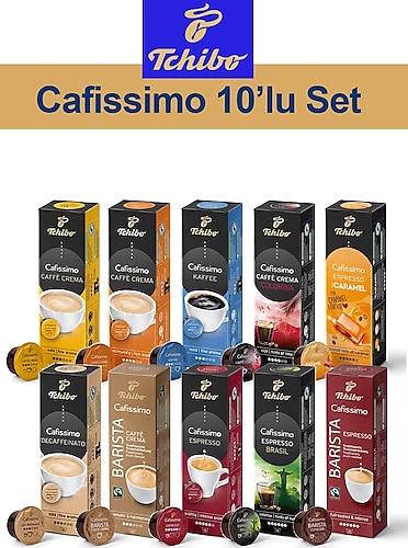 Tchibo Cafissimo 10'lu Kahve Tadım Seti 10x10 100 adet