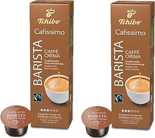 Tchibo Cafissimo Barista Edition Caffe Crema Kapsül Kahve 10'lu 2 Adet