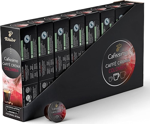 Tchibo Cafissimo Caffe Crema Colombia Kapsül Kahve 80'li