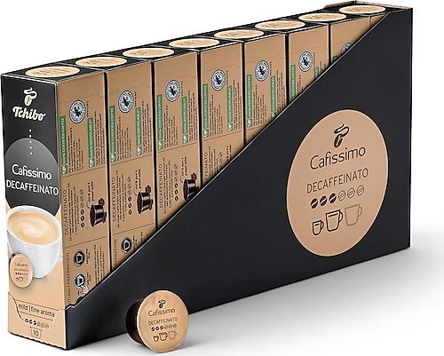 Tchibo Cafissimo Caffe Crema Decaffeinato Kapsül Kahve 80'li