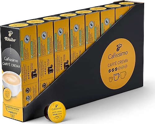 Tchibo Cafissimo Caffe Crema Fine Aroma Kapsül Kahve 80'li