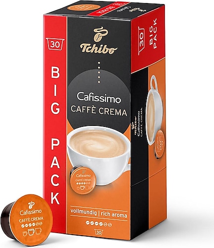 Tchibo Cafissimo Caffe Crema Kapsül Kahve 30'lu