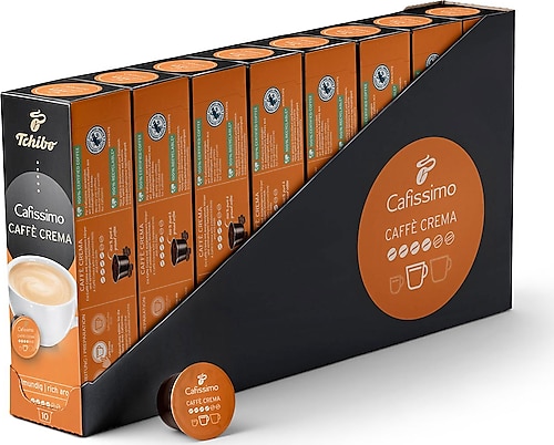Tchibo Cafissimo Caffe Crema Kapsül Kahve 80'li